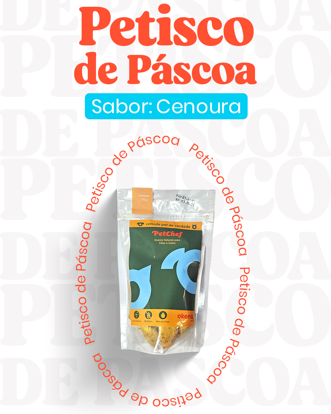 Petisco de Páscoa - Cenoura